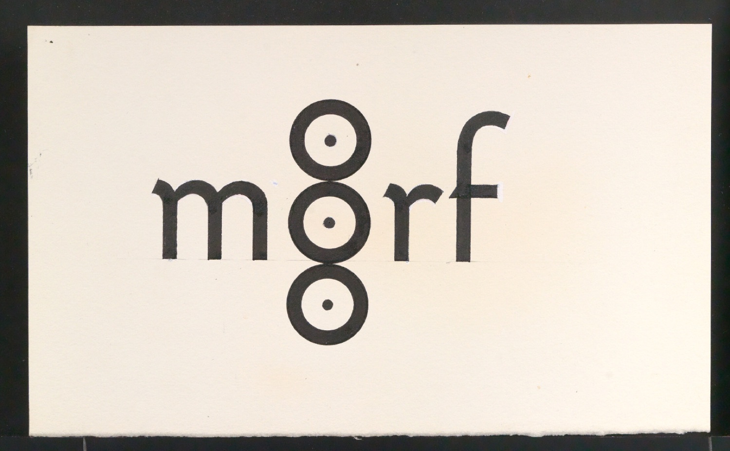 Entwurfsskizzen von Firmenzeichen für Graphische Anstalt Morf & Co — Blatt 9