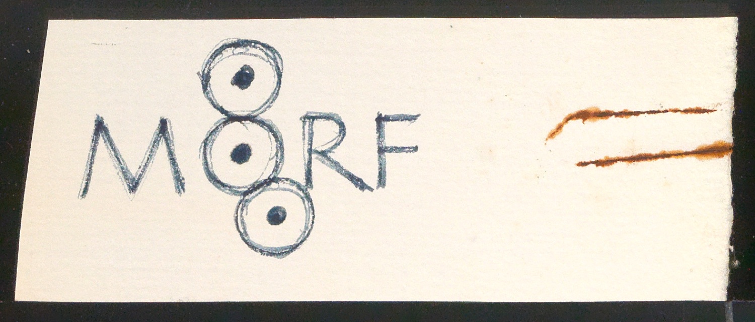 Entwurfsskizzen von Firmenzeichen für Graphische Anstalt Morf & Co — Blatt 15
