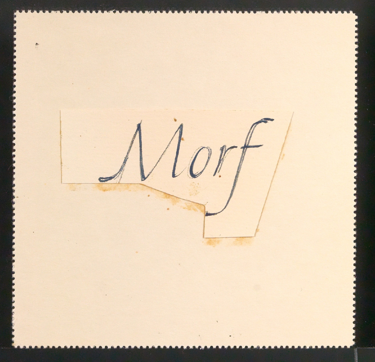 Entwurfsskizzen von Firmenzeichen für Graphische Anstalt Morf & Co — Blatt 19