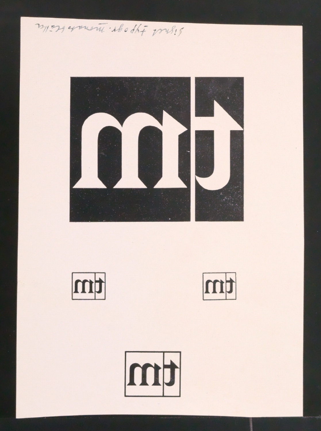 Klischeeabzüge von Firmenzeichen TM für Typographische Monatsblätter — Blatt 3