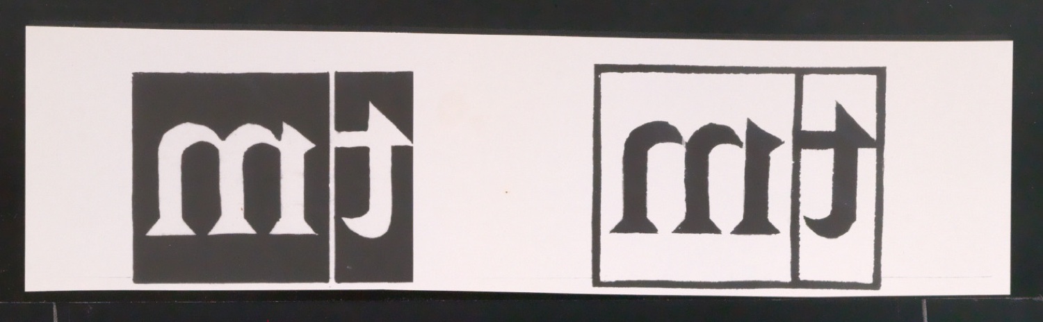 Klischeeabzüge von Firmenzeichen TM für Typographische Monatsblätter — Blatt 5