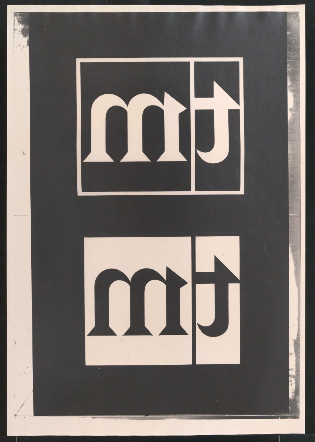 Klischeeabzüge von Firmenzeichen TM für Typographische Monatsblätter — Blatt 11