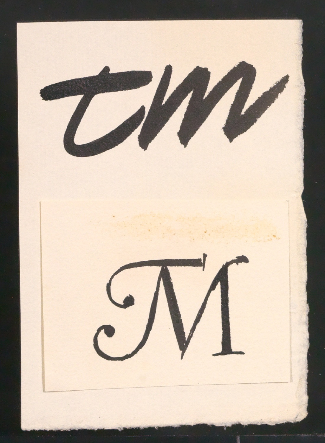 Entwürfe von Firmenzeichen TM für Typographische Monatsblätter — Blatt 5
