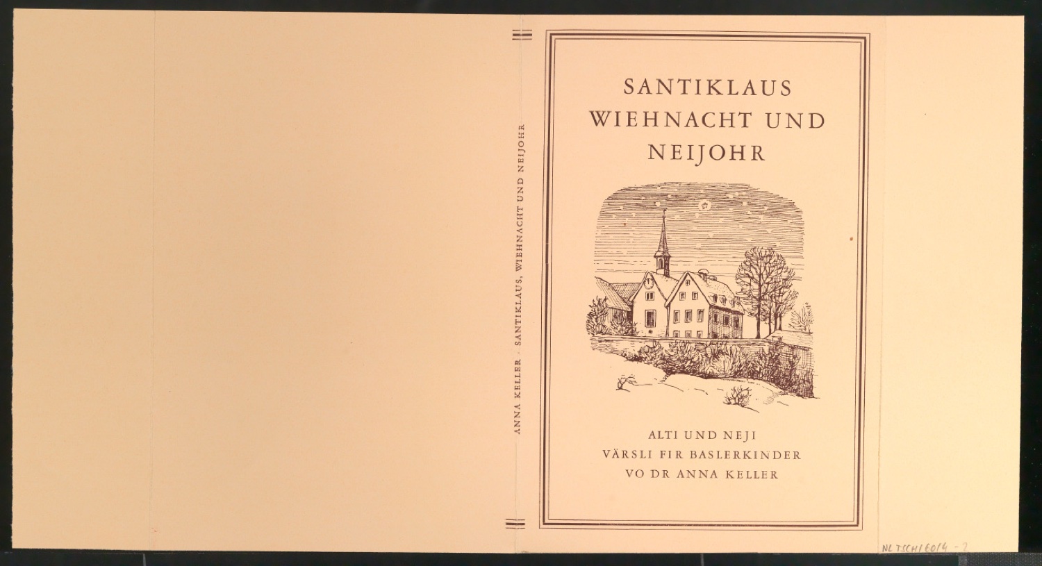 Probedrucke für den Schutzumschlag von Santiklaus Weihnacht und Neijohr — Blatt 3