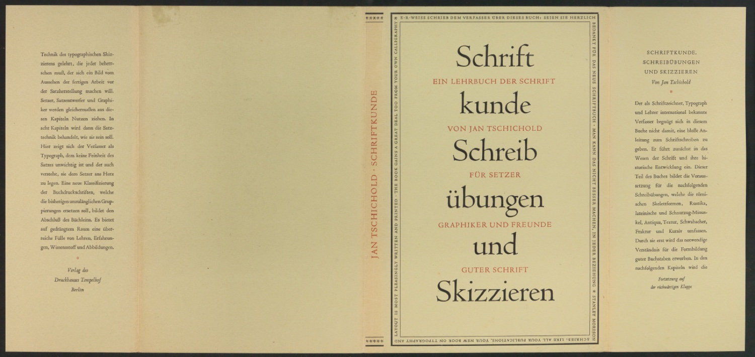 Schutzumschläge für Schriftkunde, Schreibübungen und Skizzieren für Setzer — Blatt 3