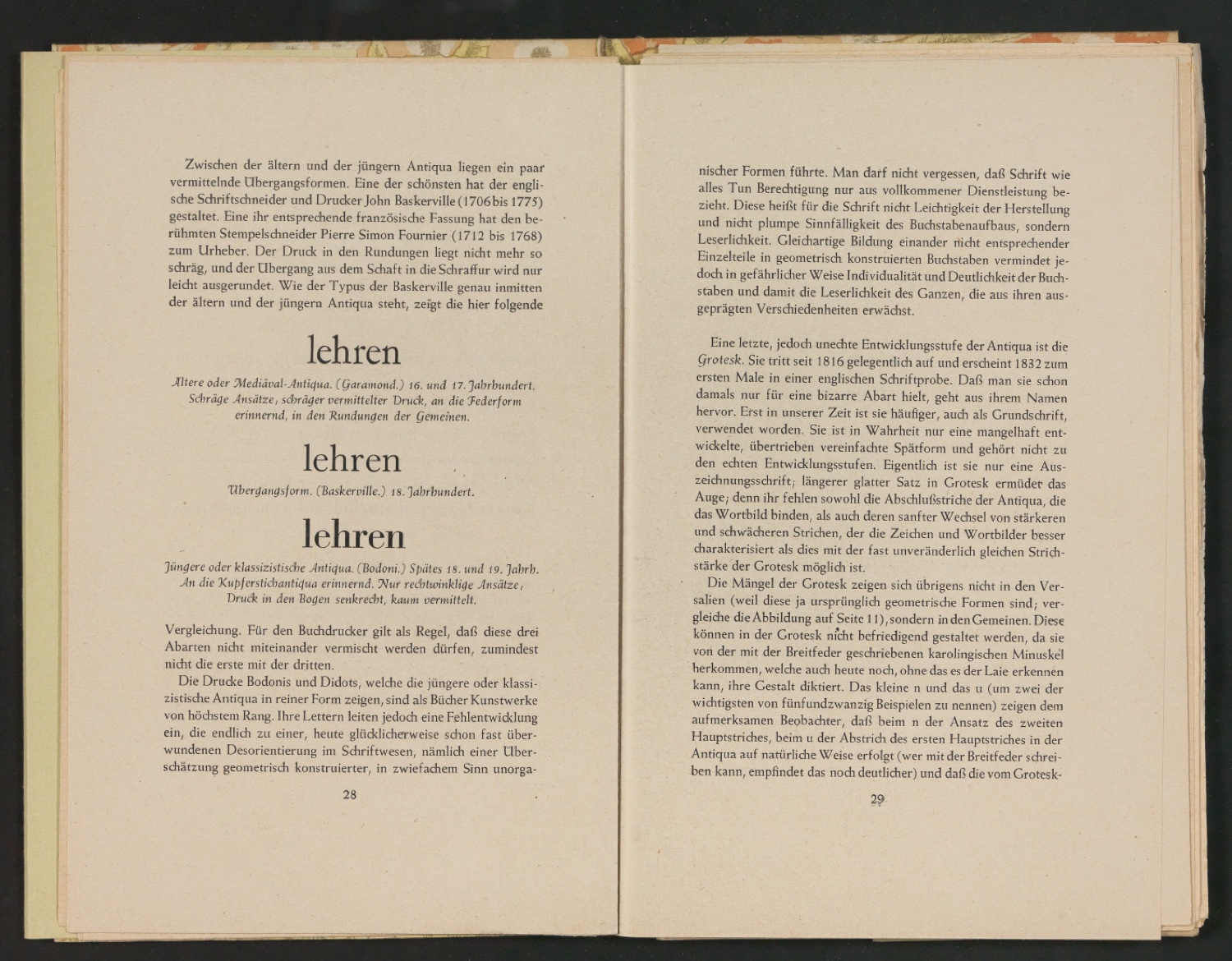 2. Autor-Bogen-Korrektur in Einbanddecke und Schutzumschlag von Schriftkunde, Schreibübungen und Skizzieren — Blatt 18