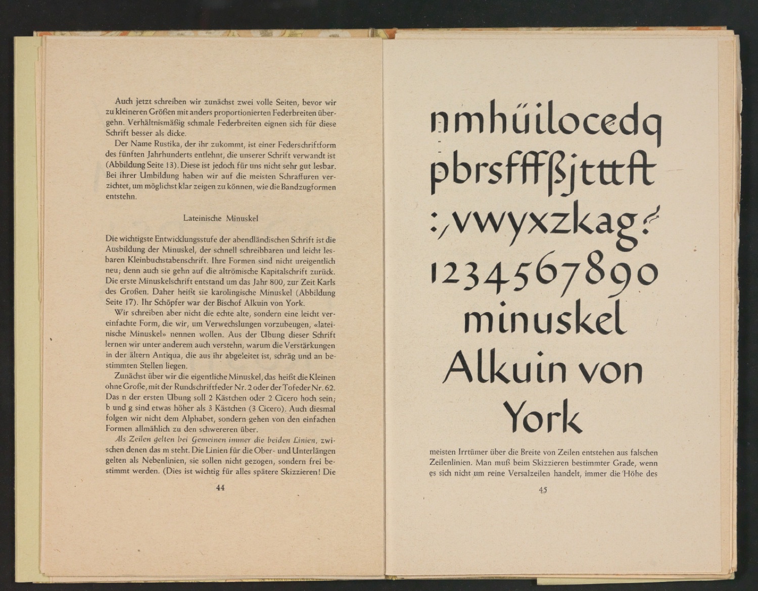 2. Autor-Bogen-Korrektur in Einbanddecke und Schutzumschlag von Schriftkunde, Schreibübungen und Skizzieren — Blatt 26