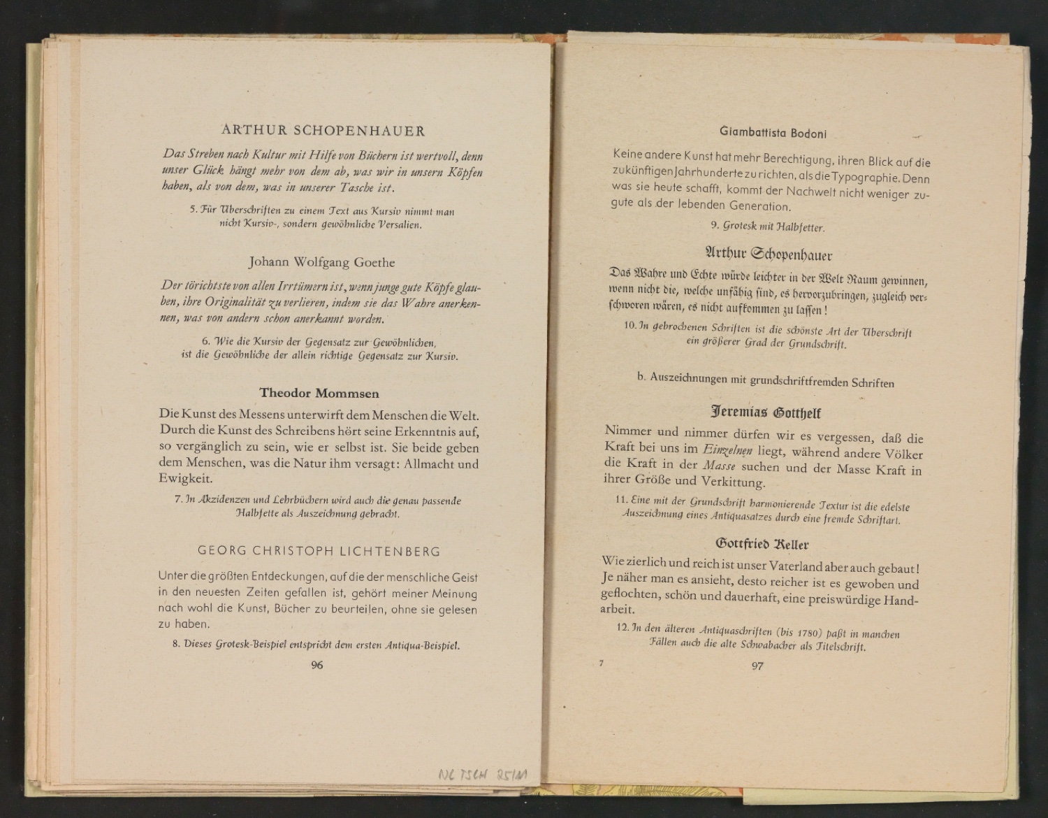 2. Autor-Bogen-Korrektur in Einbanddecke und Schutzumschlag von Schriftkunde, Schreibübungen und Skizzieren — Blatt 52