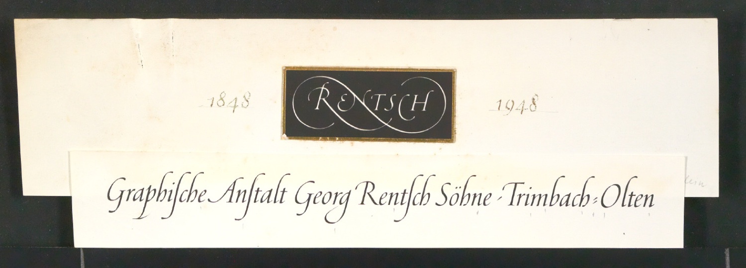 Entwürfe von Briefbogen für Georg-Rentsch-Söhne — Blatt 7