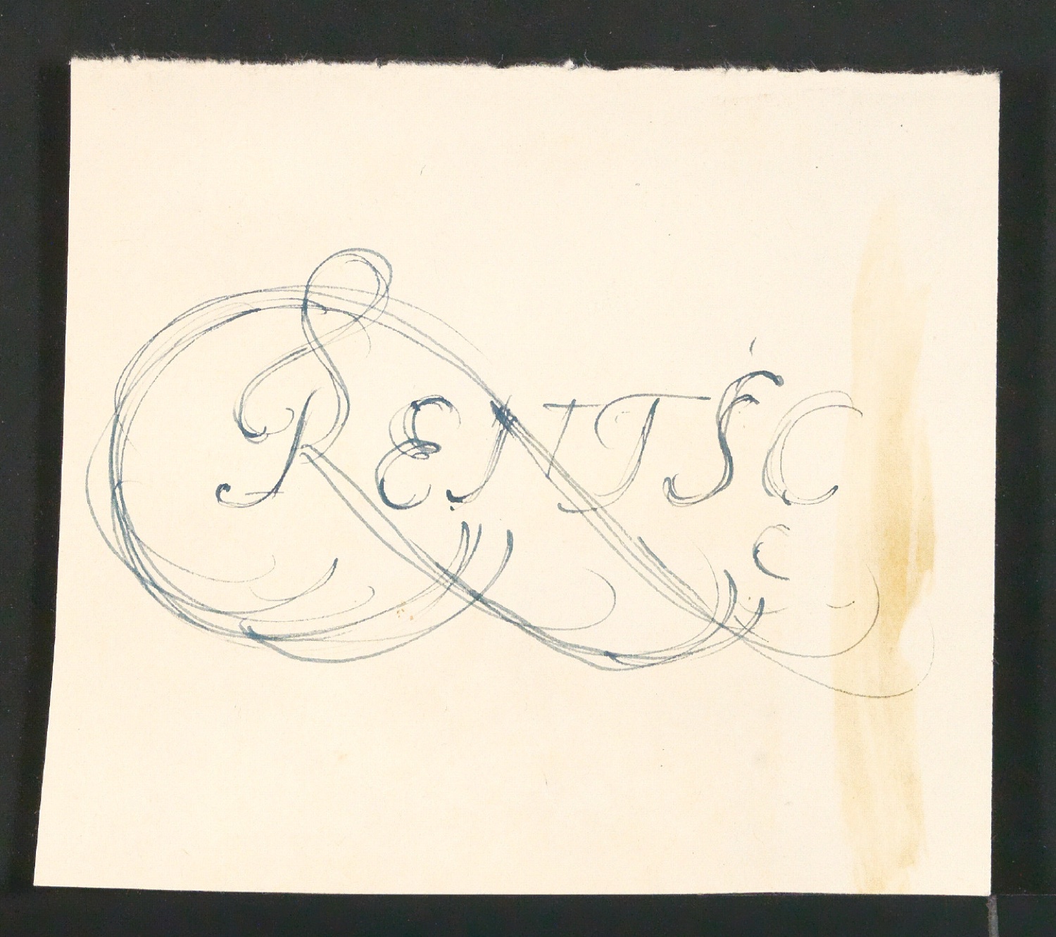 Entwurfszeichnungen von Signet für Georg-Rentsch-Söhne [1950] — Blatt 15