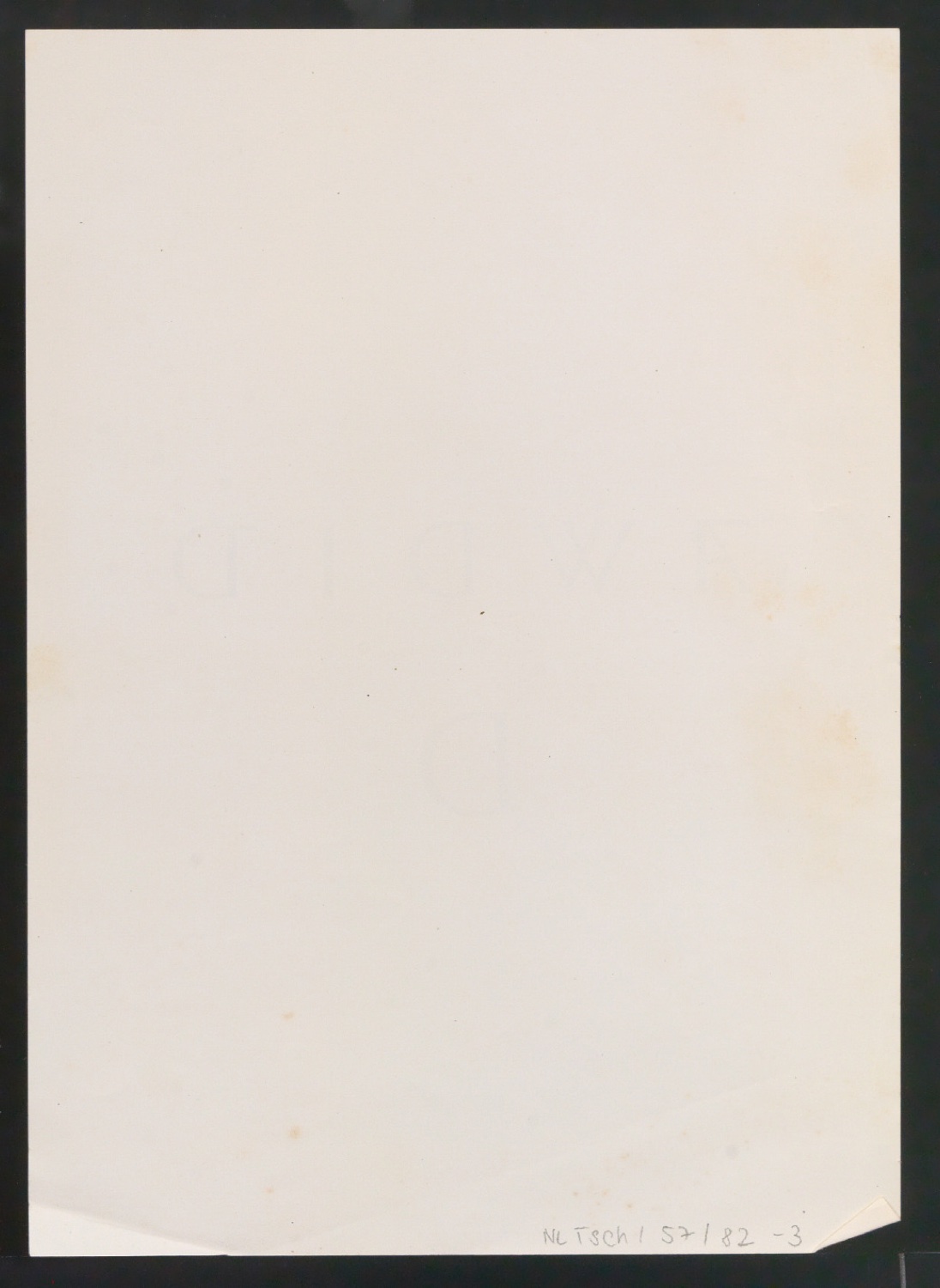 Entwurf und Probedruck einer Buchstabenfolge — Blatt 6