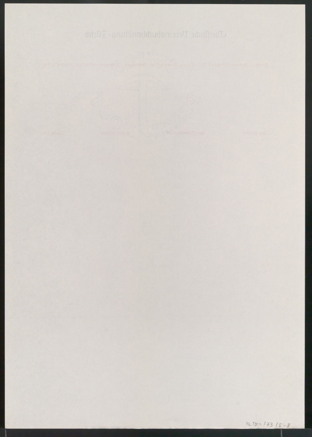 Briefbogen für Christliche Vereinsbuchhandlung Zürich — Blatt 14