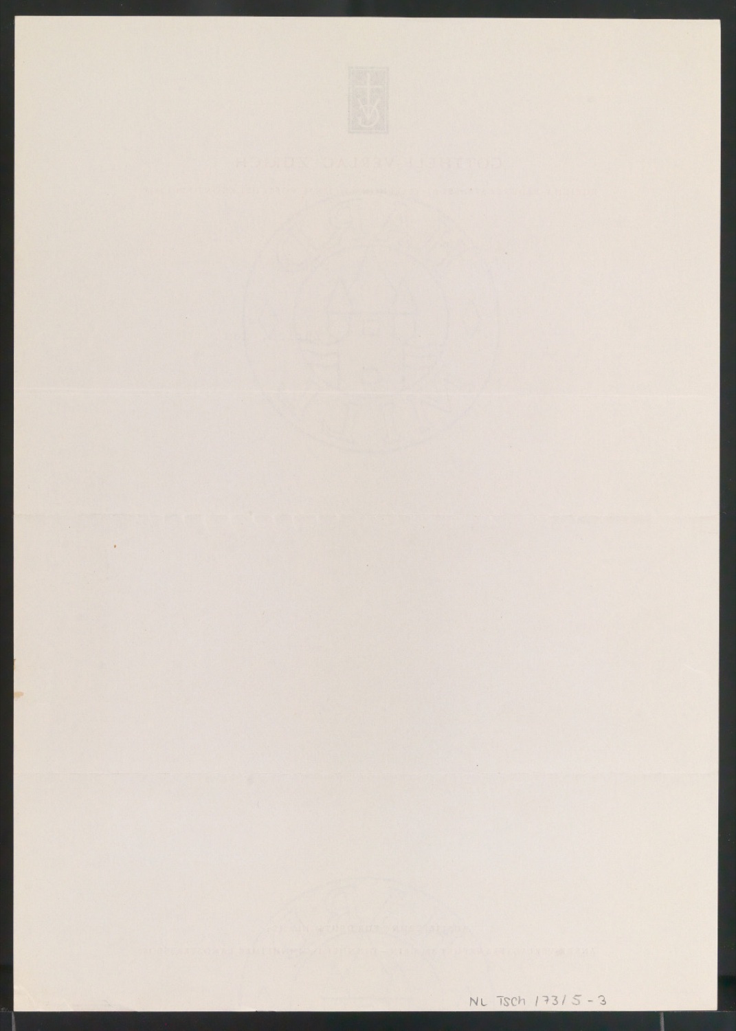 Briefbogen für Gotthelf Verlag — Blatt 2