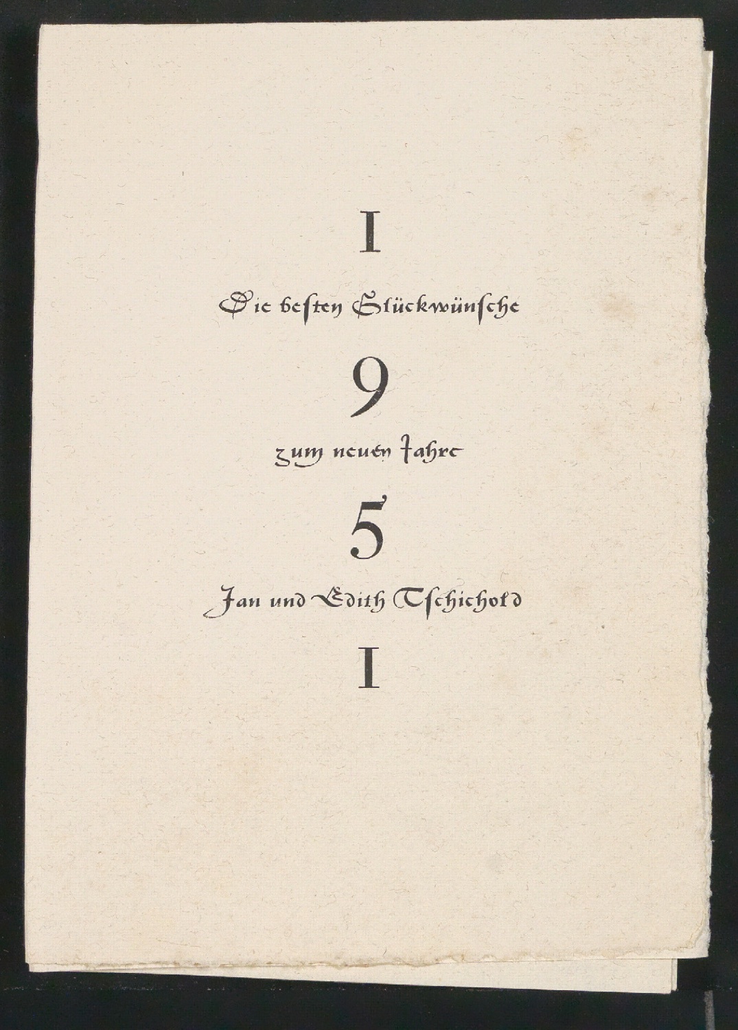 Probedrucke von Neujahrswunsch 1951 — Blatt 4