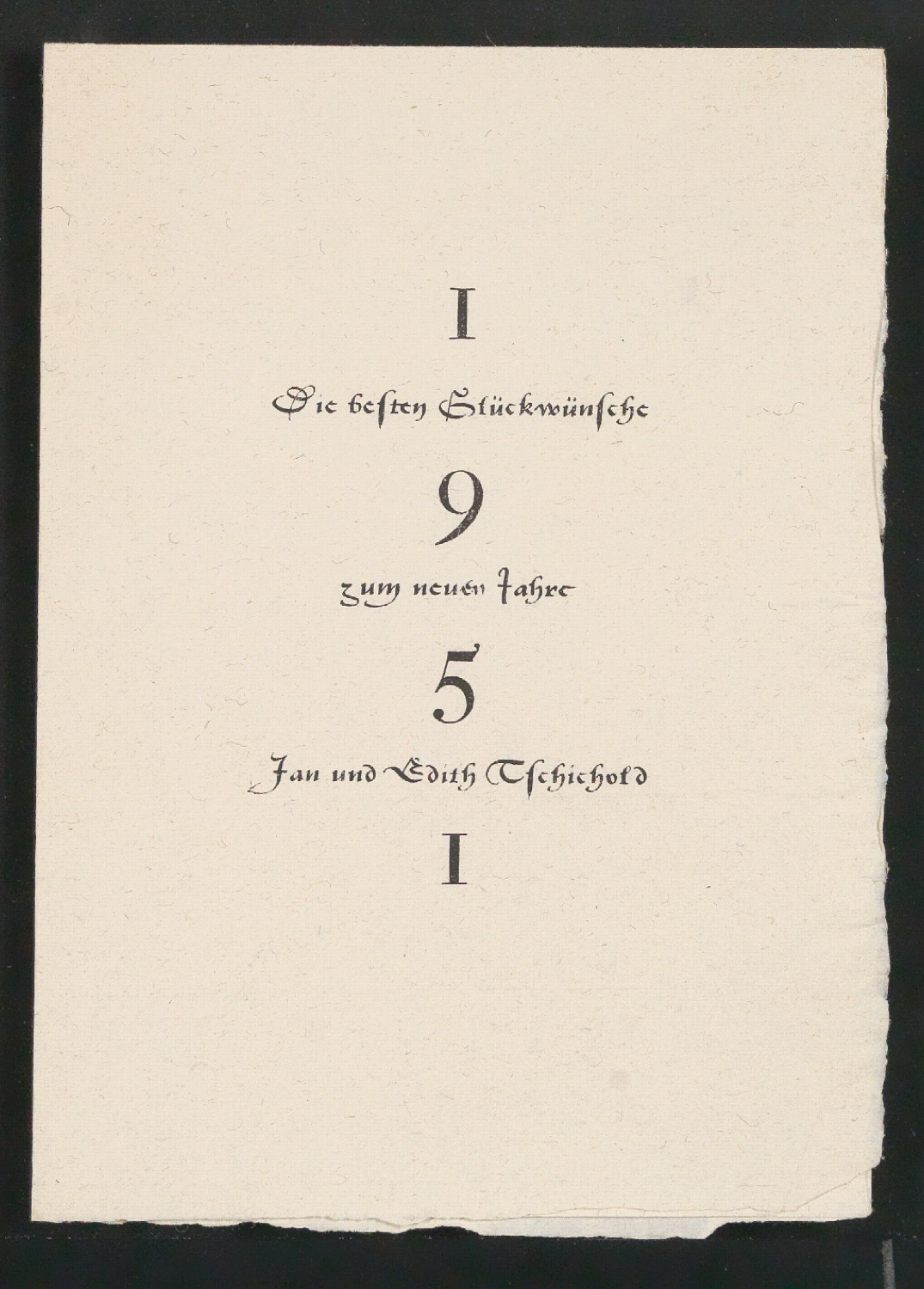 Probedrucke von Neujahrswunsch 1951 — Blatt 7