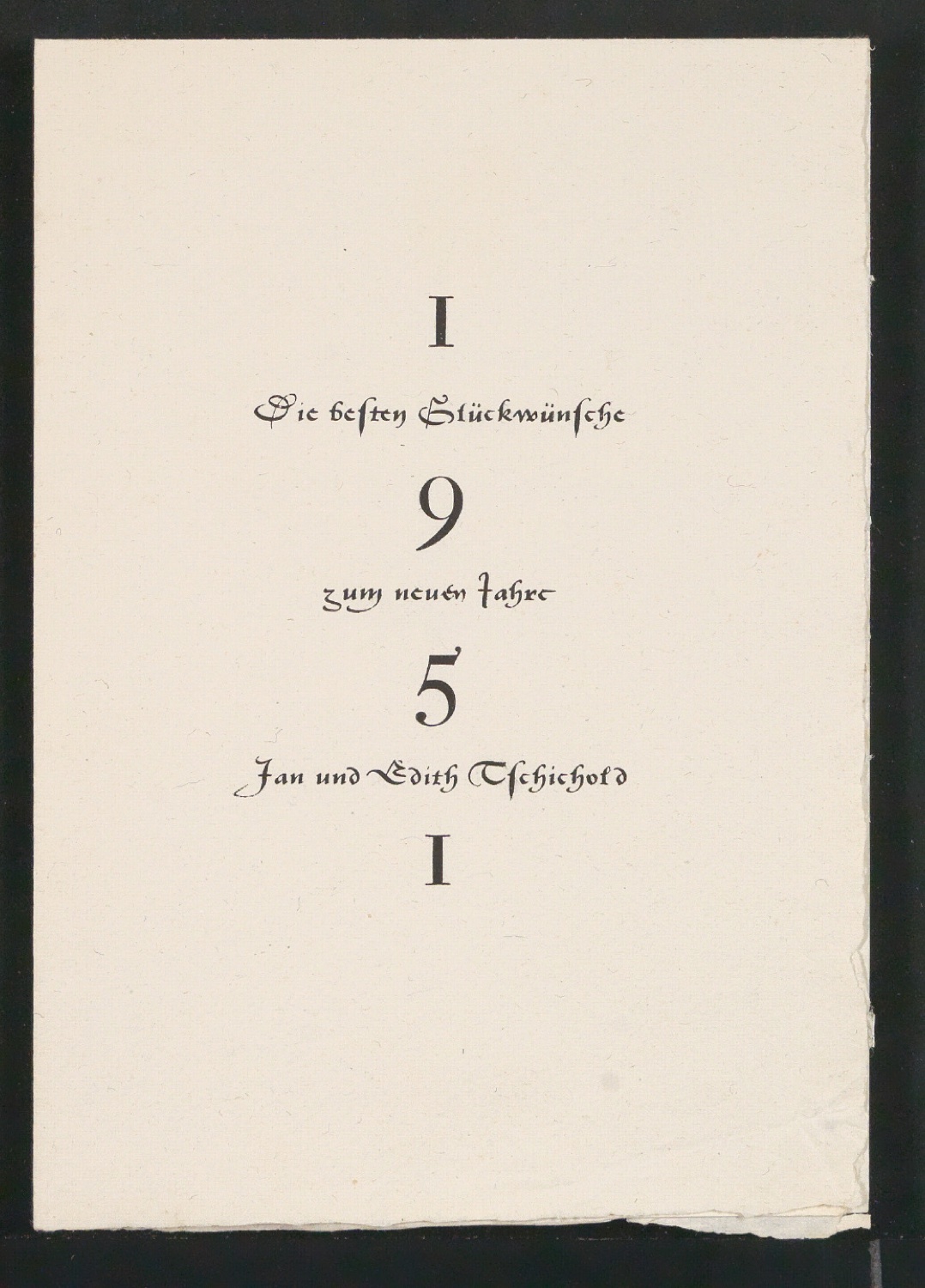 Probedrucke von Neujahrswunsch 1951 — Blatt 10