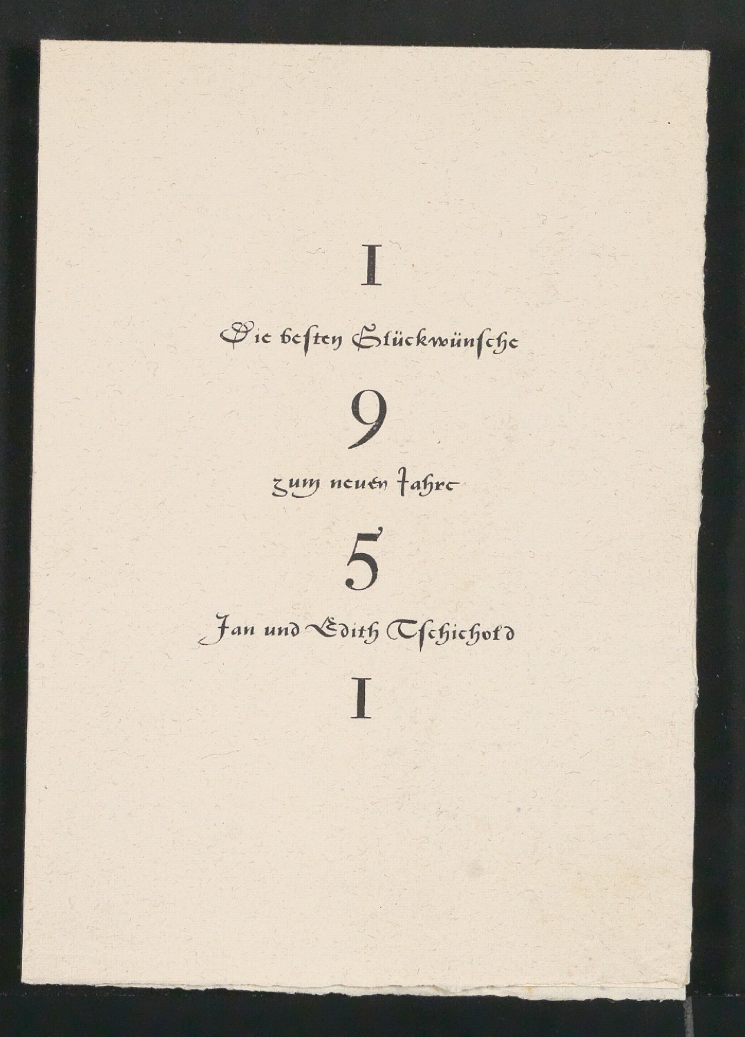 Probedrucke von Neujahrswunsch 1951 — Blatt 13