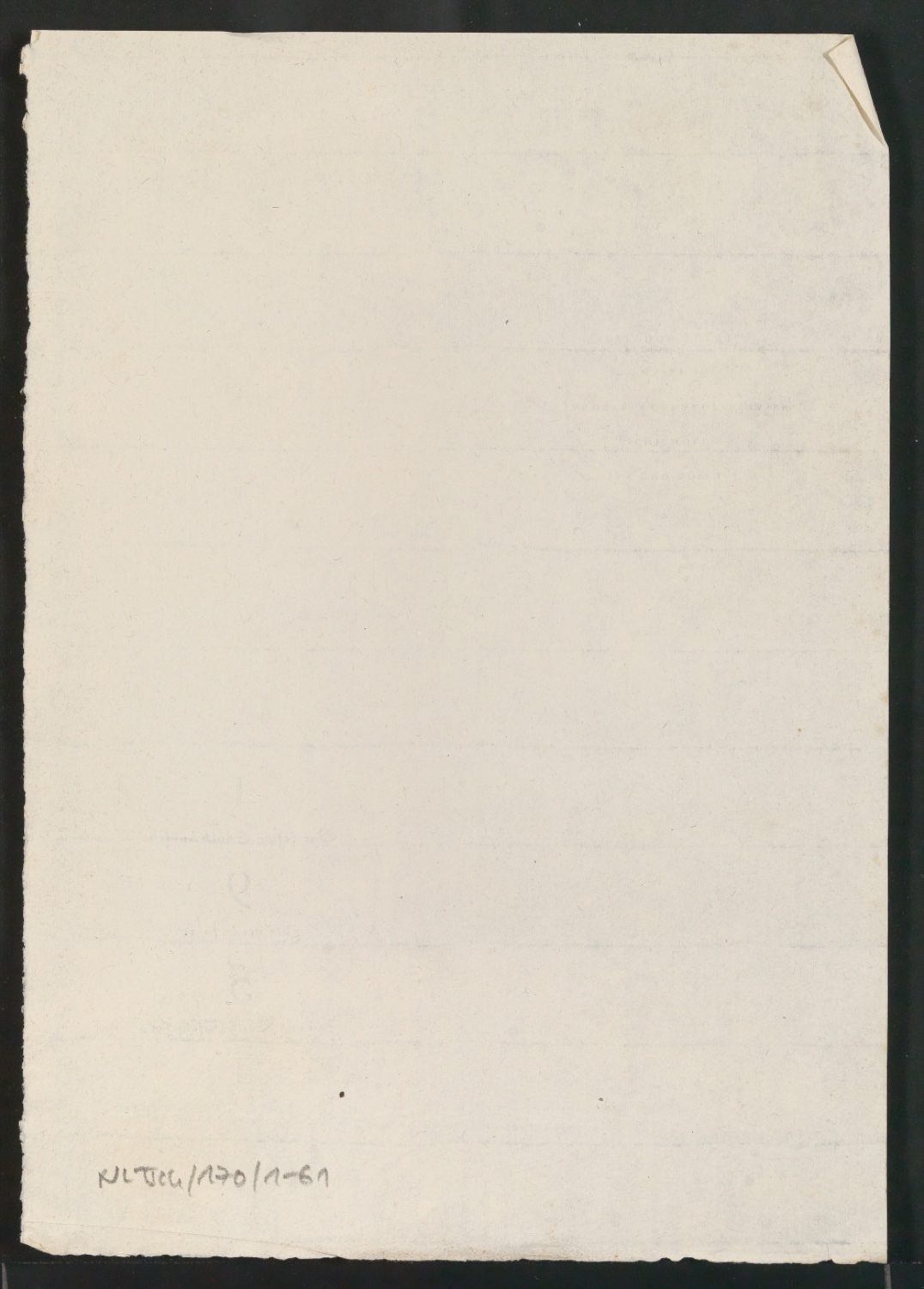 Probedrucke von Neujahrswunsch 1951 — Blatt 21