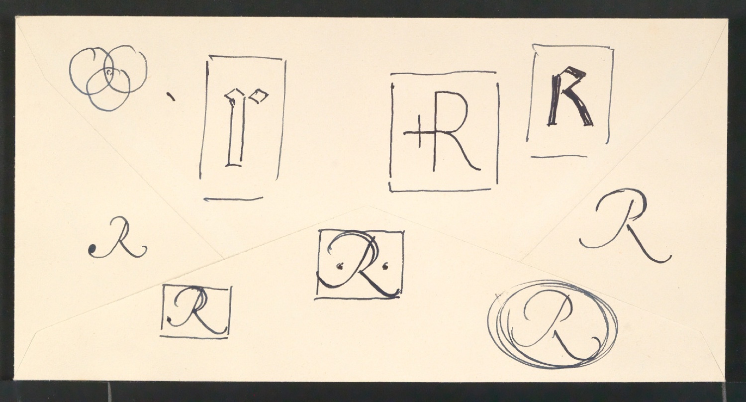 Entwurfszeichnungen von Firmenzeichen für Georg-Rentsch-Söhne [1950] — Blatt 9