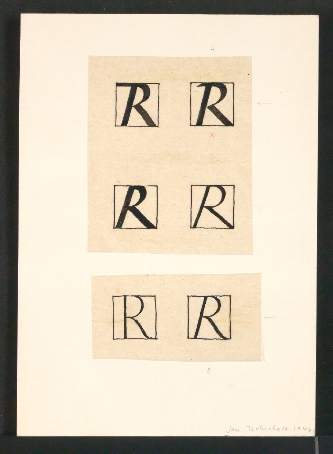 Entwurfszeichnungen von Firmenzeichen für Georg-Rentsch-Söhne [1950] — Blatt 41