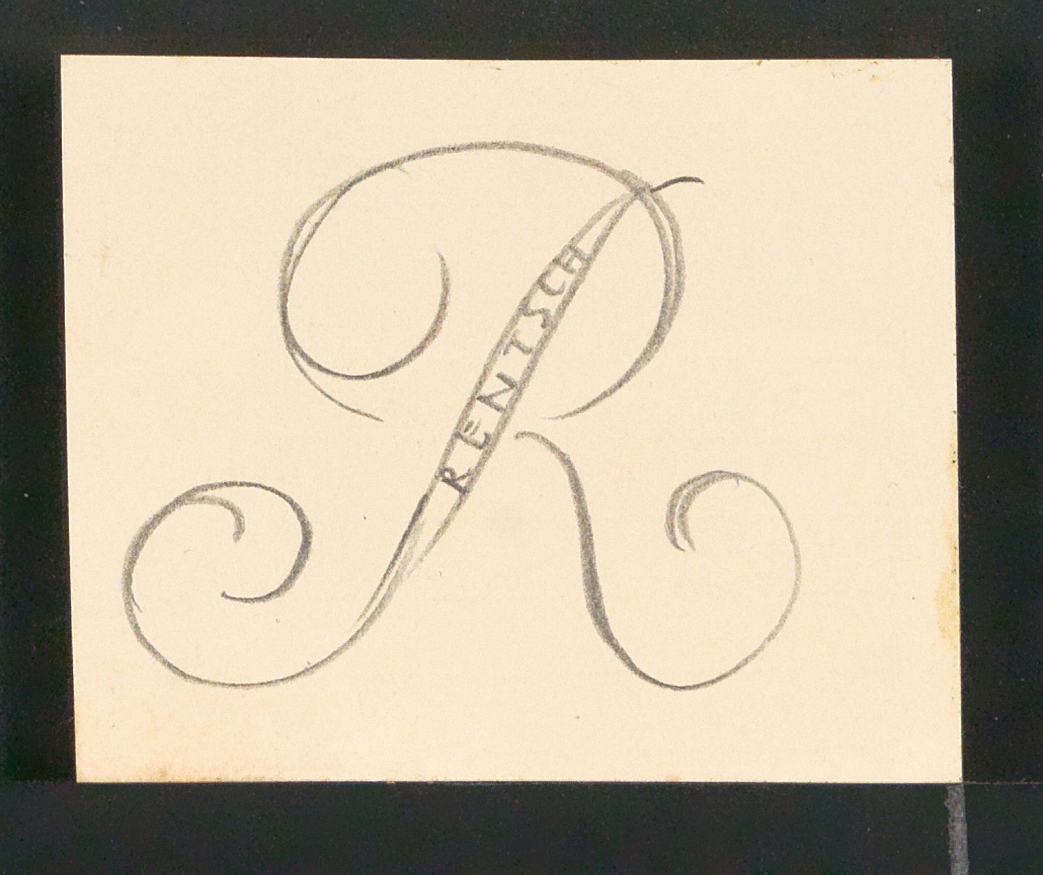 Entwurfszeichnungen von Firmenzeichen für Georg-Rentsch-Söhne [1950] — Blatt 51