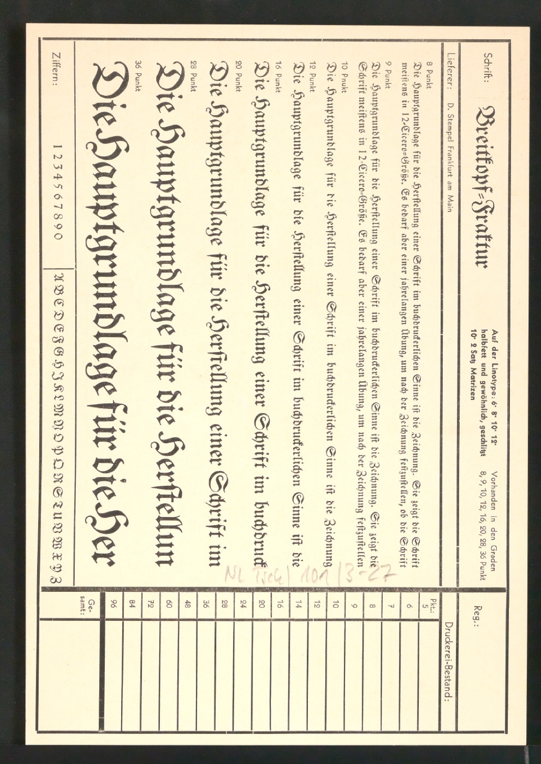 Entwurfszeichnungen von Firmenzeichen für Georg-Rentsch-Söhne [1950] — Blatt 54