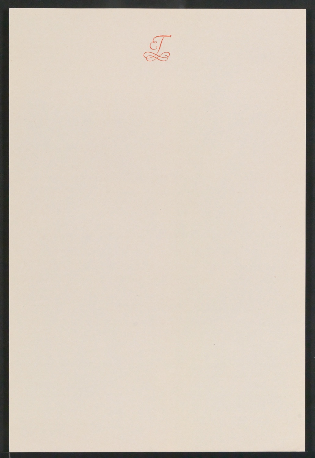 Probedrucke von Briefbogen für Edith Tschichold — Blatt 3