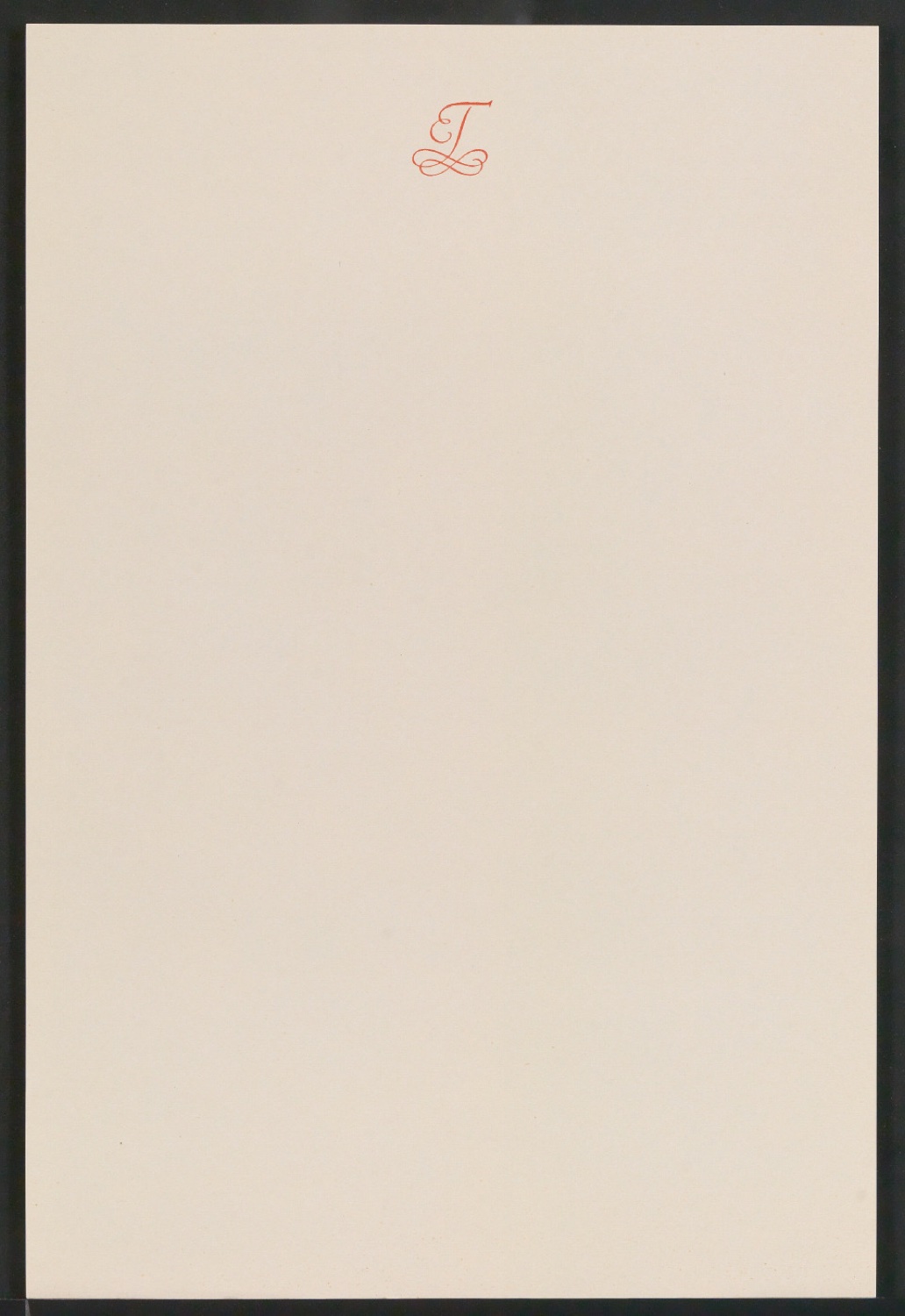 Probedrucke von Briefbogen für Edith Tschichold — Blatt 5