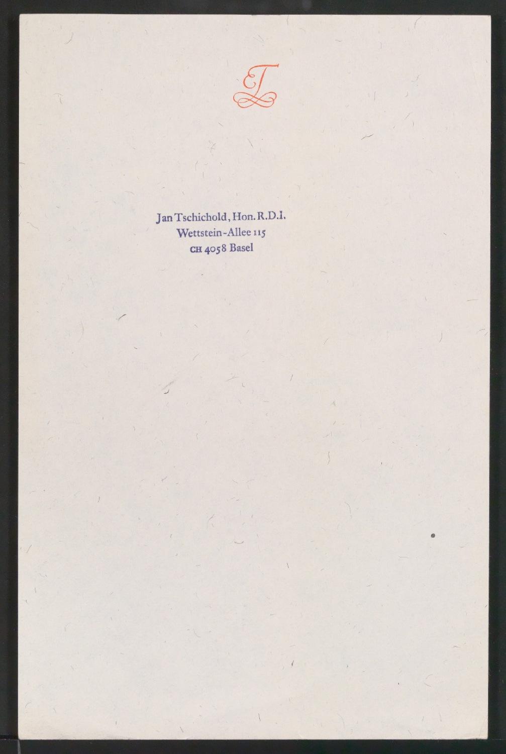 Entwürfe, Probedrucke und Klischeeabzüge von Signet für Briefbogen für Edith Tschichold — Blatt 5