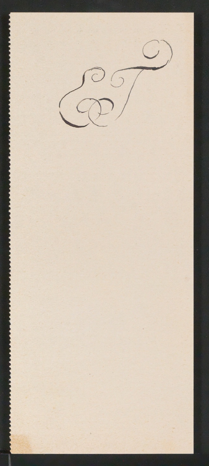 Entwürfe, Probedrucke und Klischeeabzüge von Signet für Briefbogen für Edith Tschichold — Blatt 15