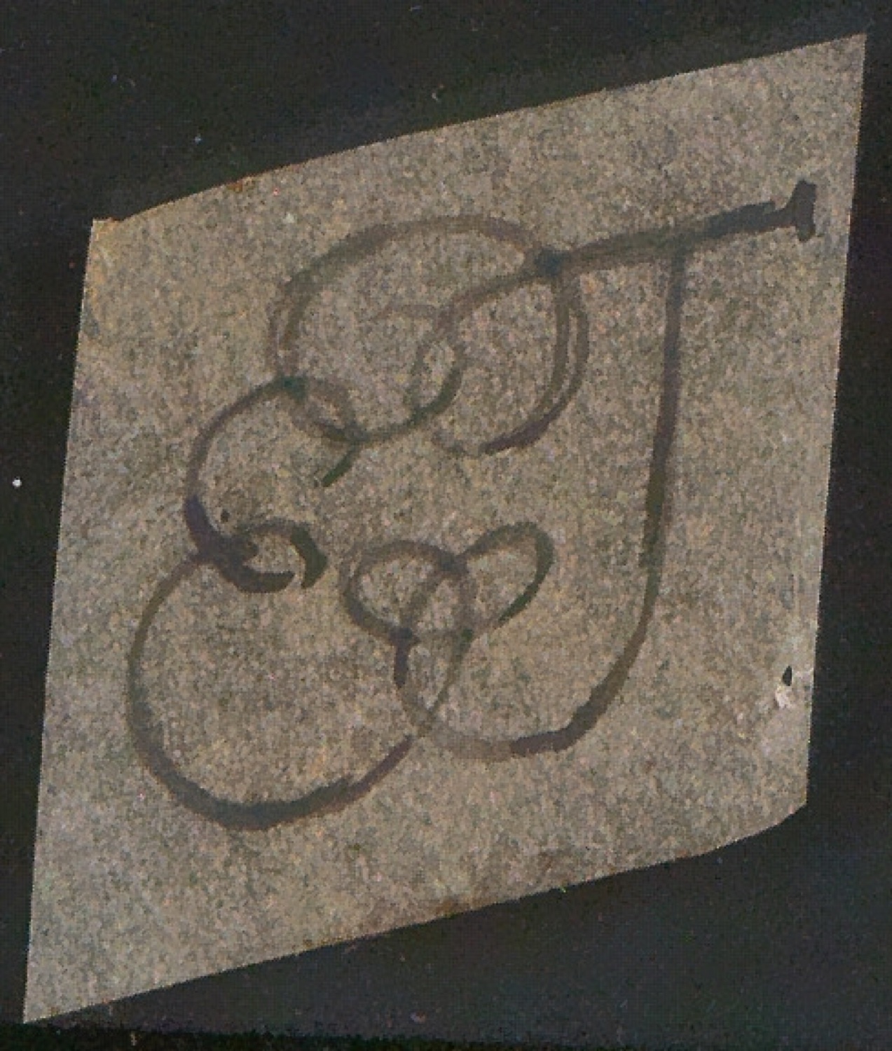 Entwürfe, Probedrucke und Klischeeabzüge von Signet für Briefbogen für Edith Tschichold — Blatt 59