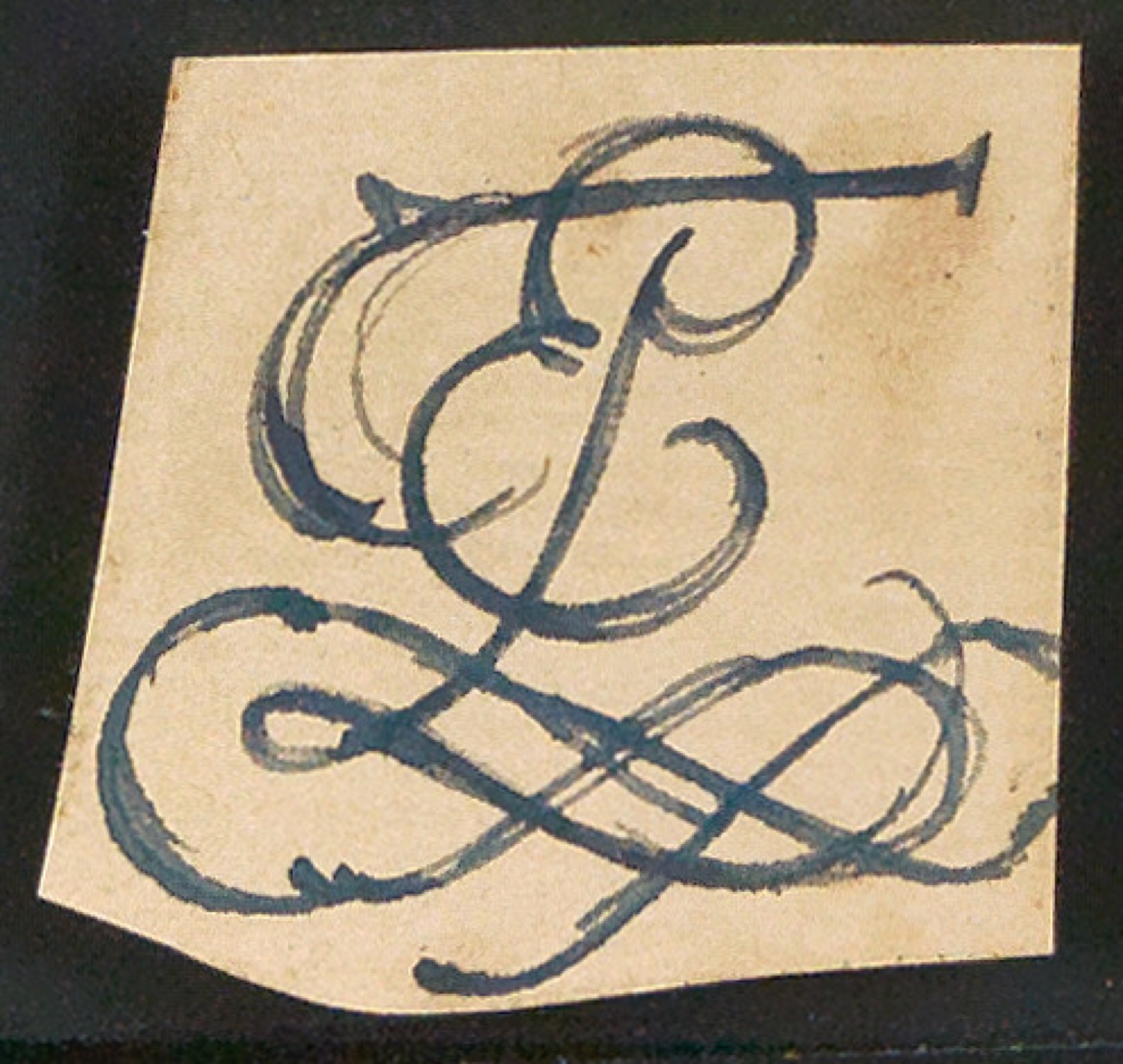 Entwürfe, Probedrucke und Klischeeabzüge von Signet für Briefbogen für Edith Tschichold — Blatt 65