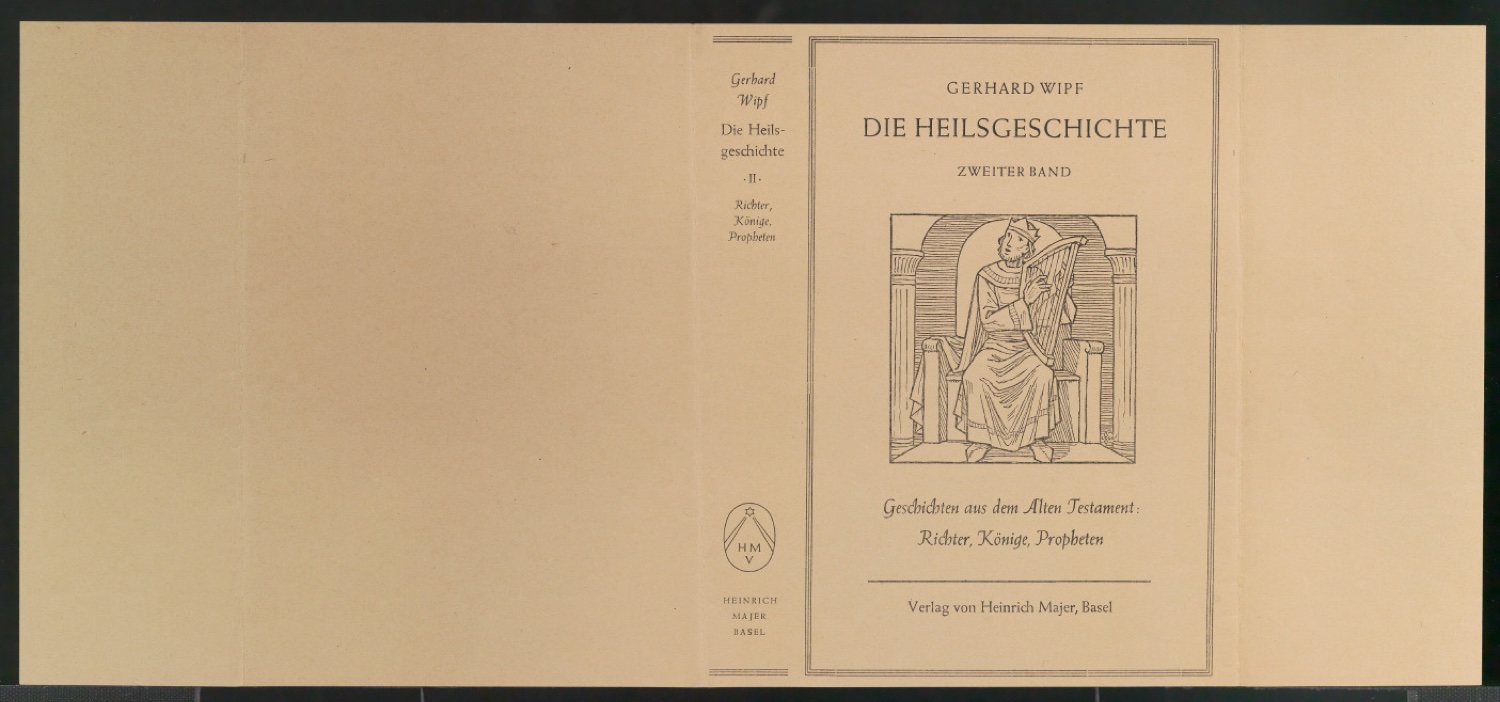Probedrucke für Schutzumschläge von Die Heilsgeschichte — Blatt 3
