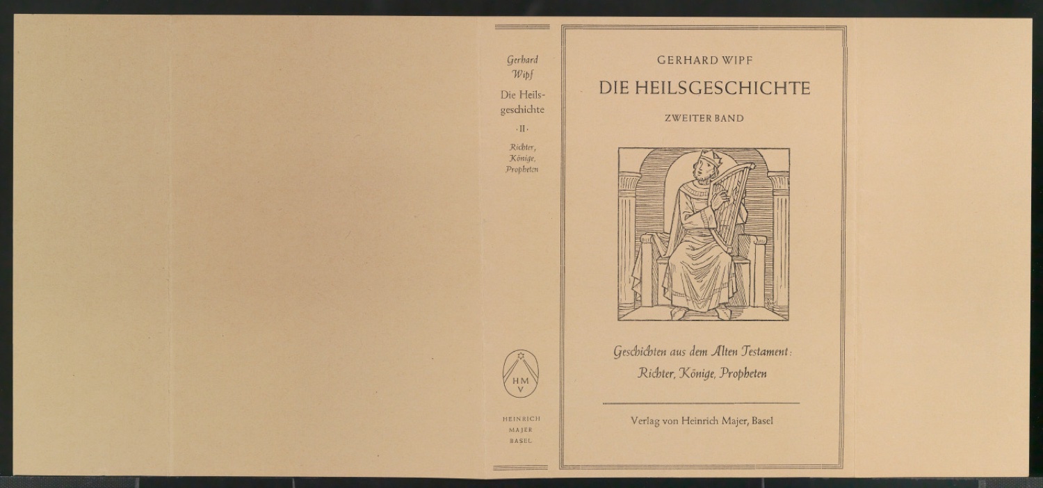 Probedrucke für Schutzumschläge von Die Heilsgeschichte — Blatt 5