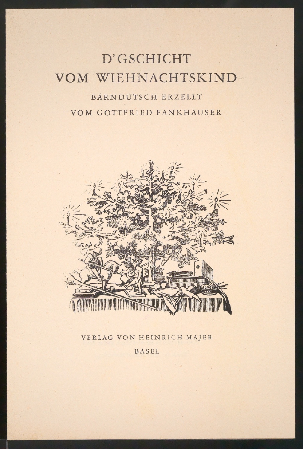 Probedrucke von Titelblättern, Buchrücken und Schutzumschlägen für Verlag Heinrich Majer — Blatt 1