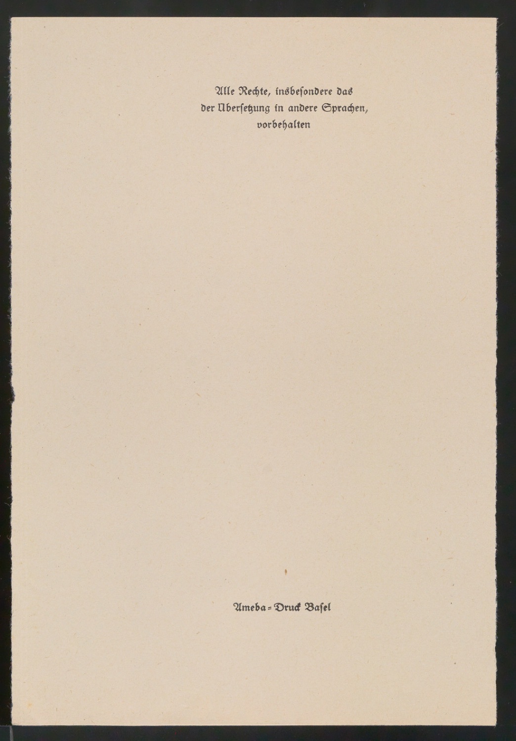 Probedrucke von Titelblättern, Buchrücken und Schutzumschlägen für Verlag Heinrich Majer — Blatt 13