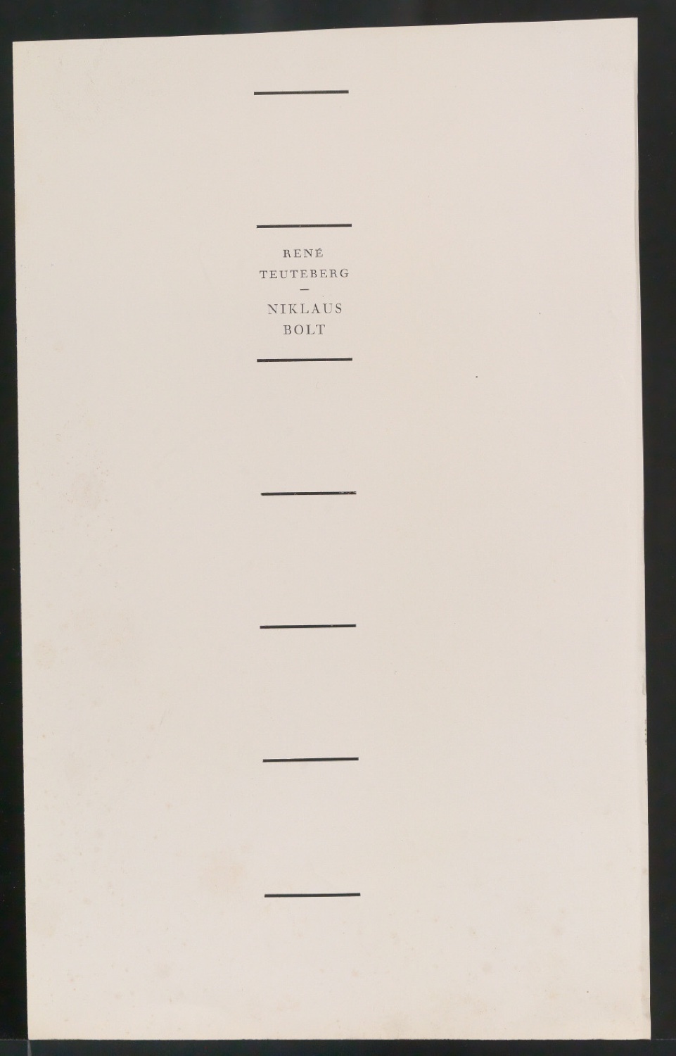 Probedrucke von Titelblättern, Buchrücken und Schutzumschlägen für Verlag Heinrich Majer — Blatt 22