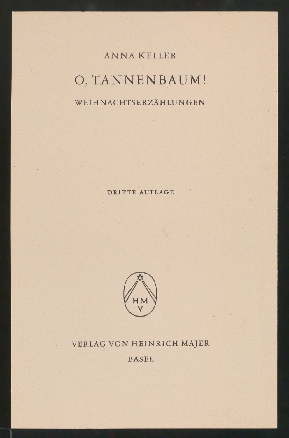 Probedrucke von Titelblättern, Buchrücken und Schutzumschlägen für Verlag Heinrich Majer — Blatt 26