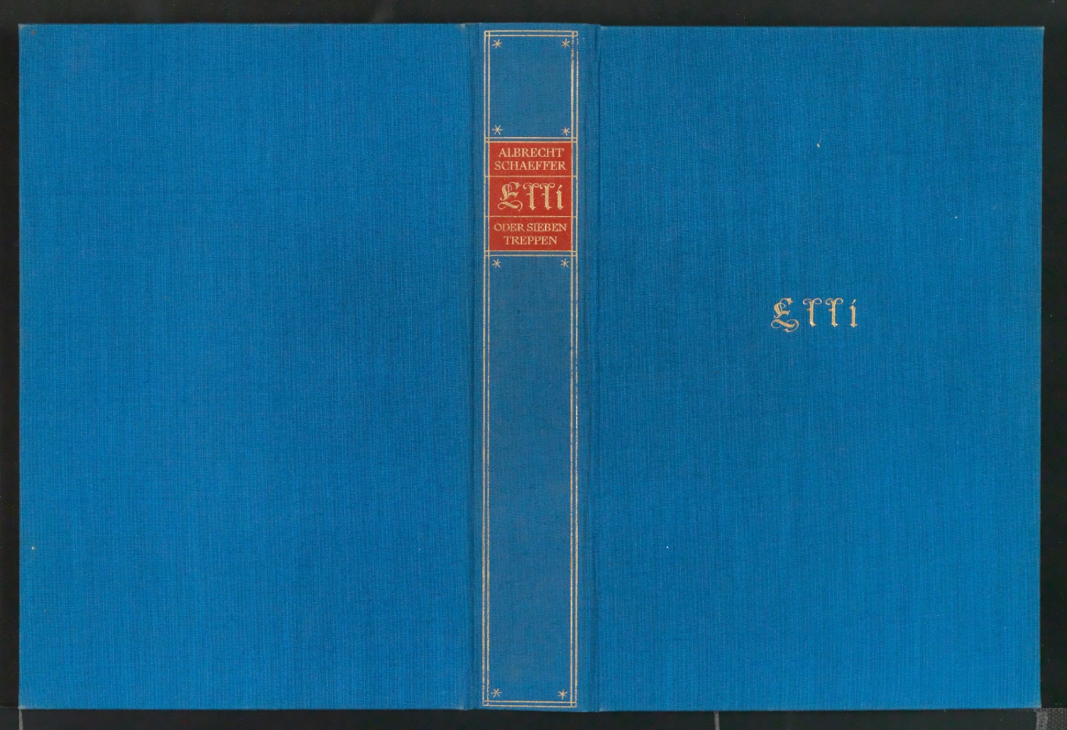 Einbanddecke für Elli — Blatt 1