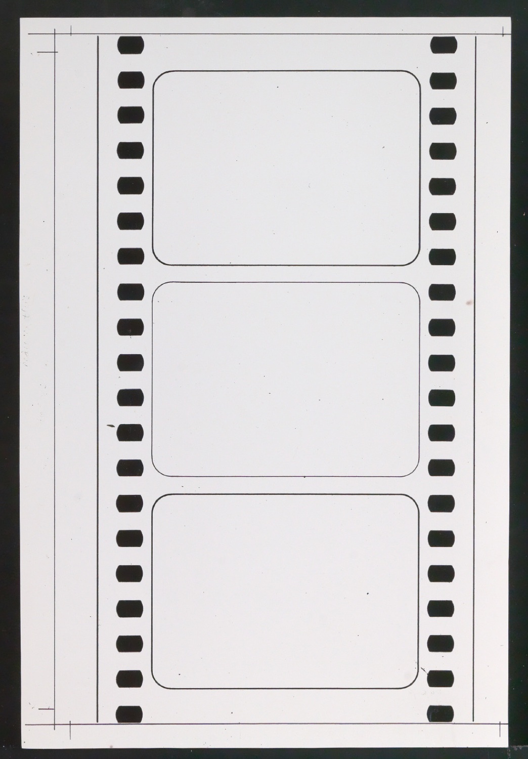 Repografie der Vorstufe für den Umschlag von The Penguin Film Review 8 — Blatt 1