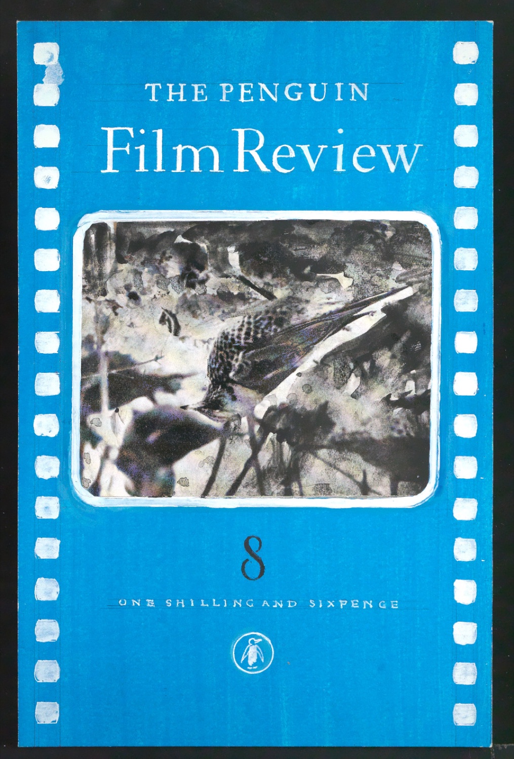 Klebeentwurf für den Umschlag von The Penguin Film Review 8 — Blatt 1