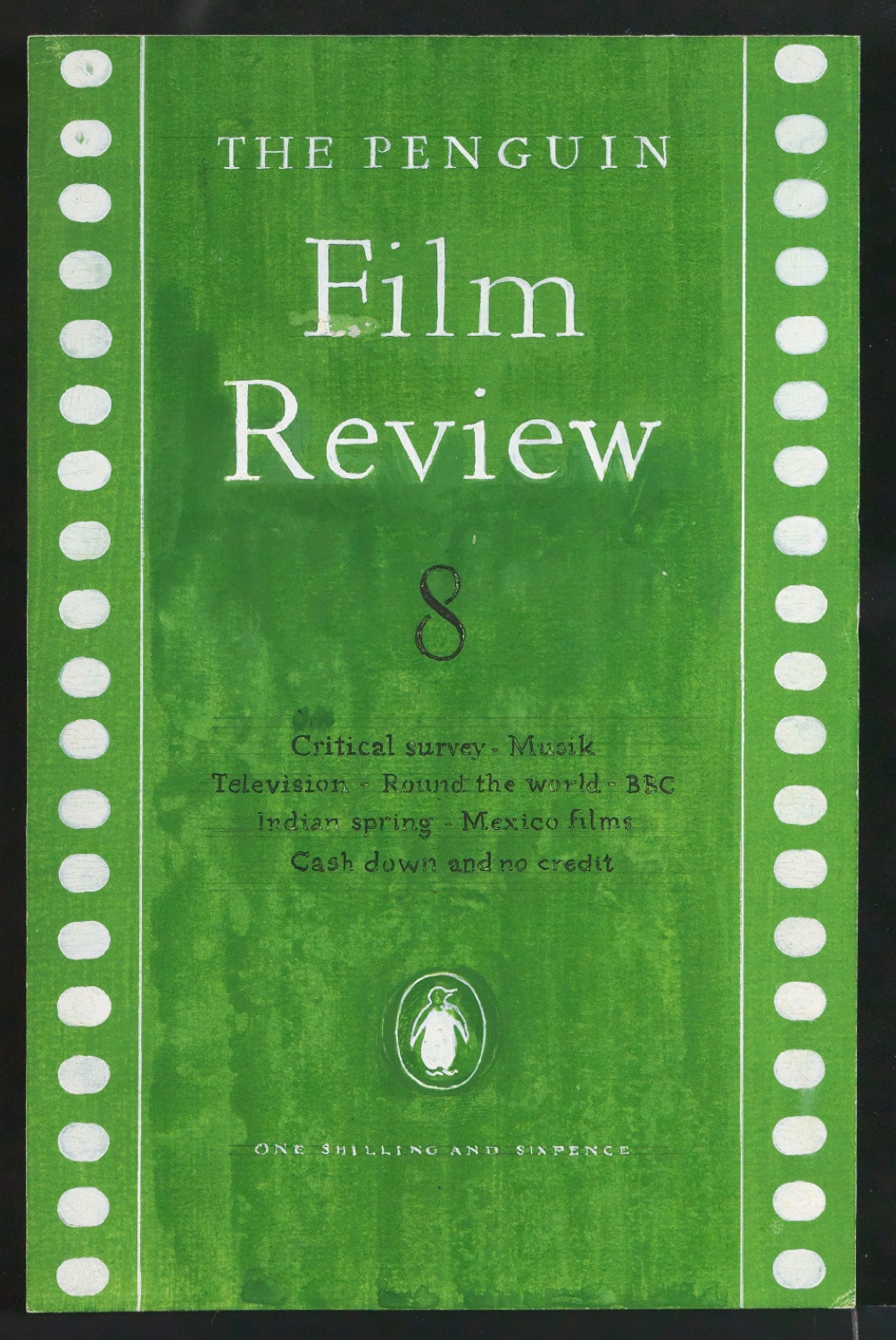 Entwurf für den Umschlag von The Penguin Film Review 8 — Blatt 1