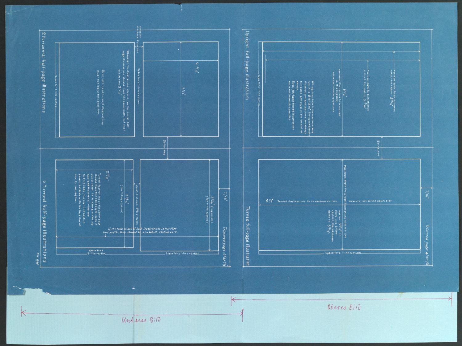 Regeln zum Satz der Broschüre The Pelican History of Art — Blatt 1