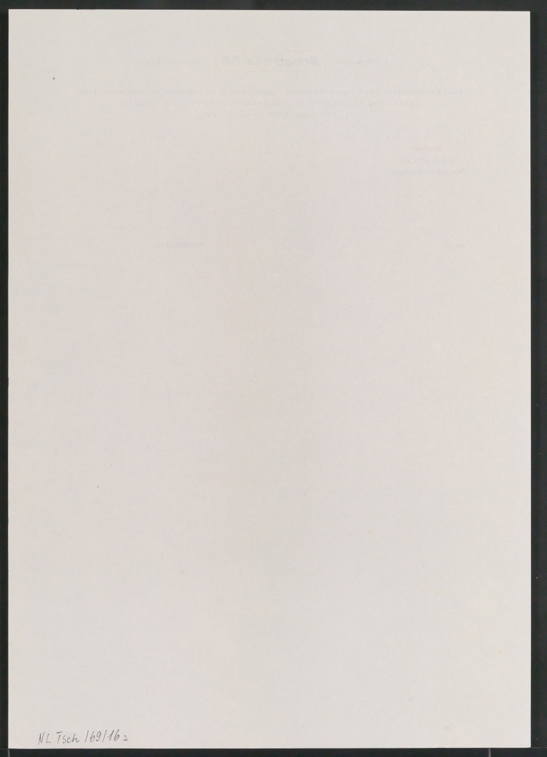 Briefbogen für Verlagsanstalt Benziger & Co. — Blatt 2