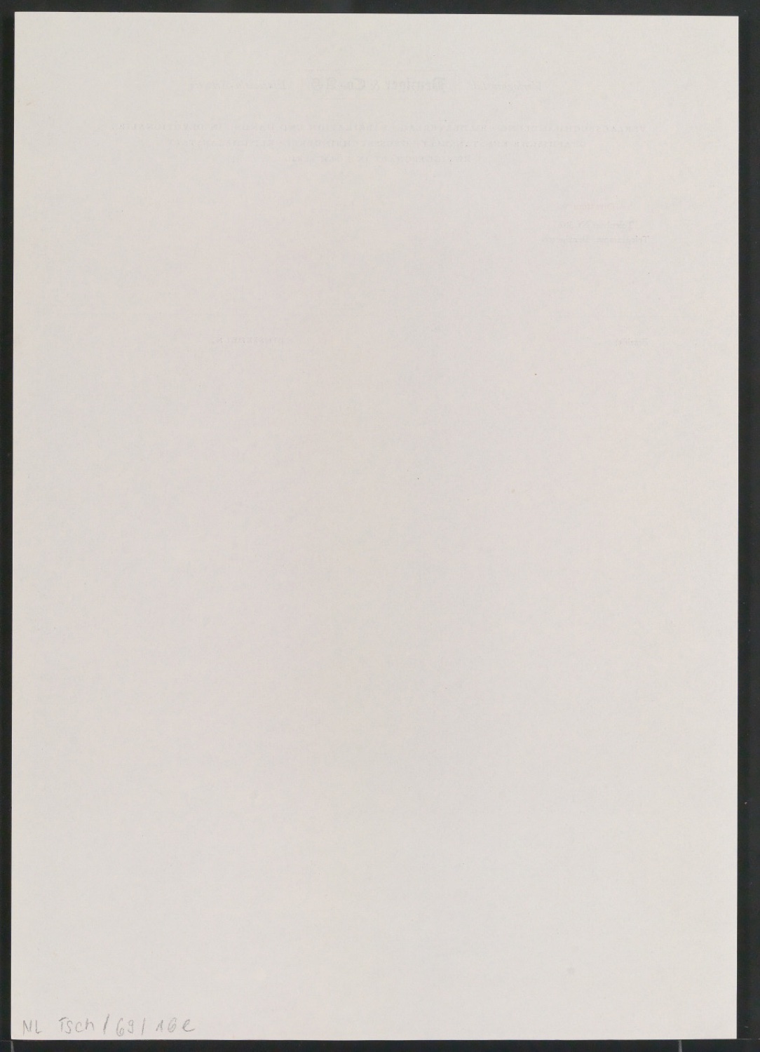 Briefbogen für Verlagsanstalt Benziger & Co. — Blatt 10