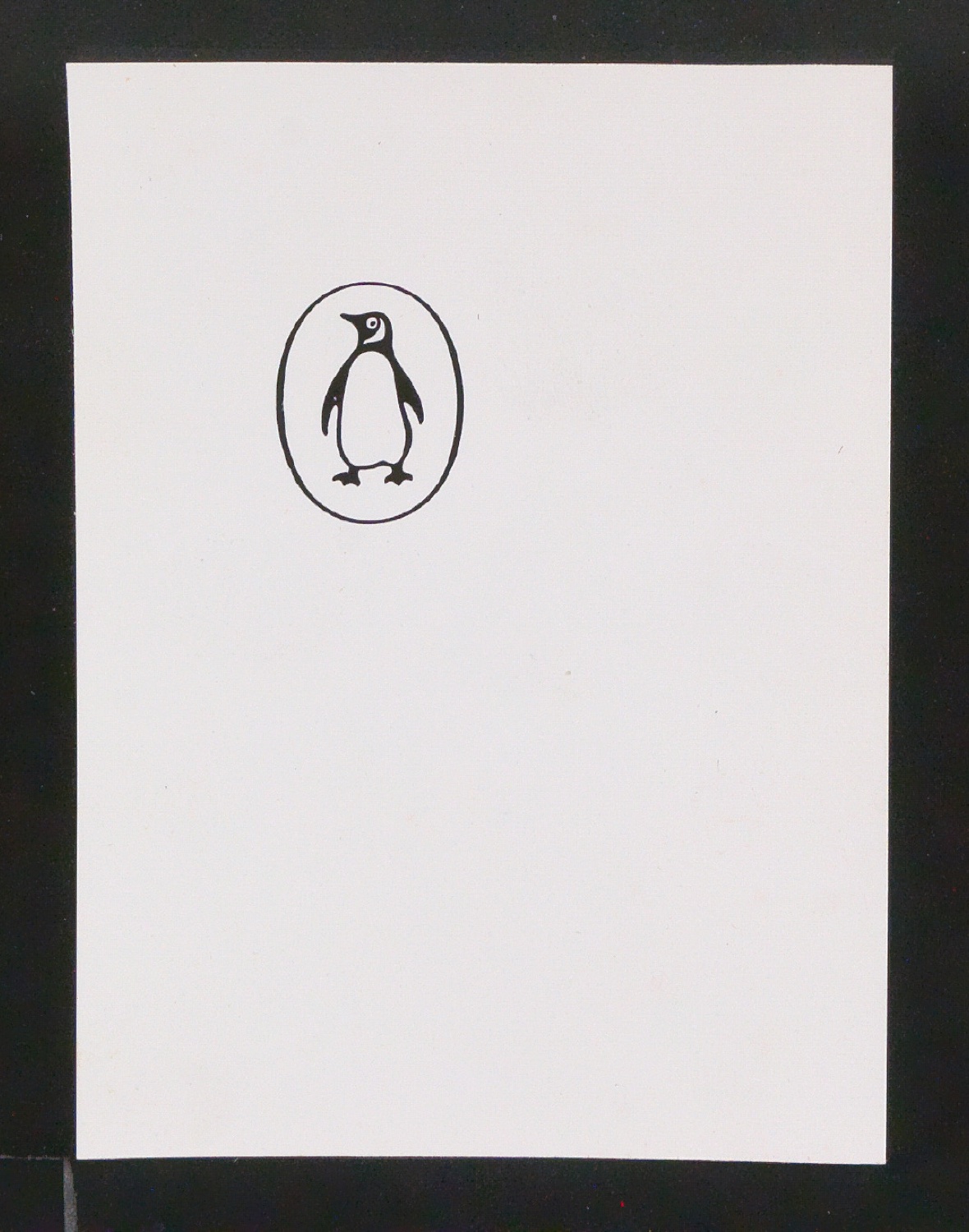 Probedrucke, Klischees und Klischeeabzüge von Verlegermarke für Penguin Books — Blatt 13