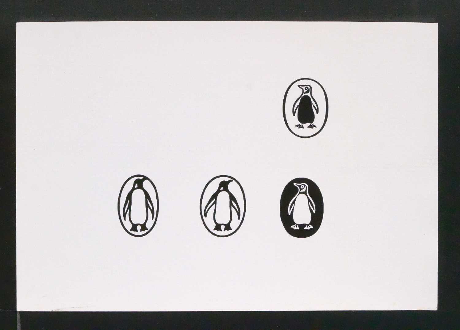 Probedrucke, Klischees und Klischeeabzüge von Verlegermarke für Penguin Books — Blatt 17