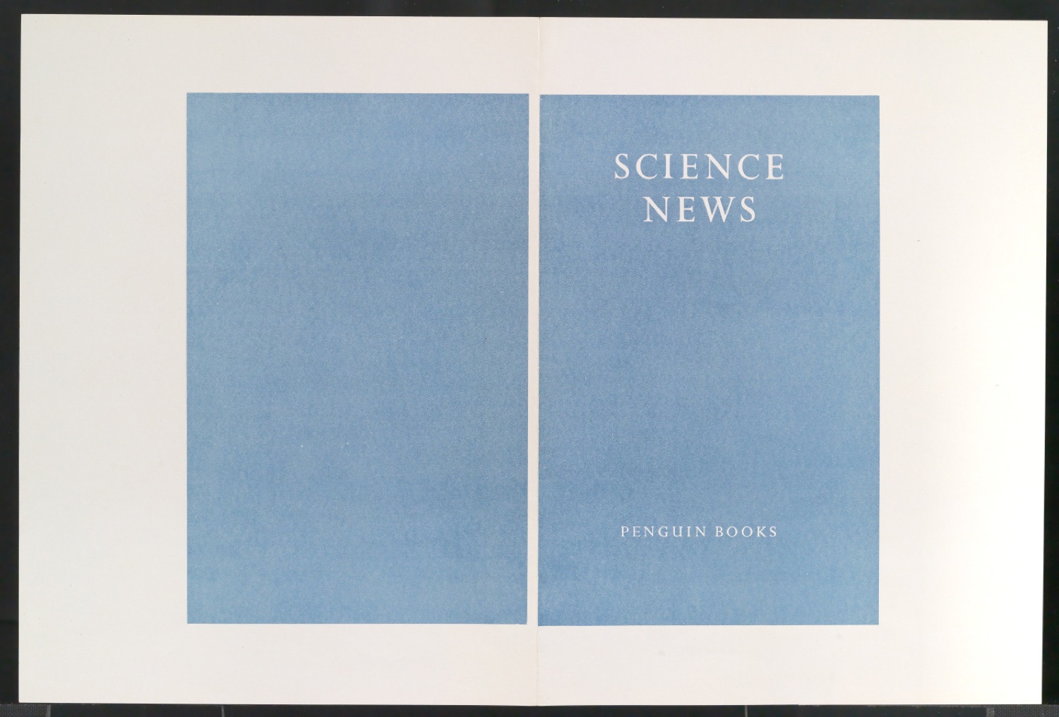 Probedruck für den Umschlag von Science News 15 — Blatt 1