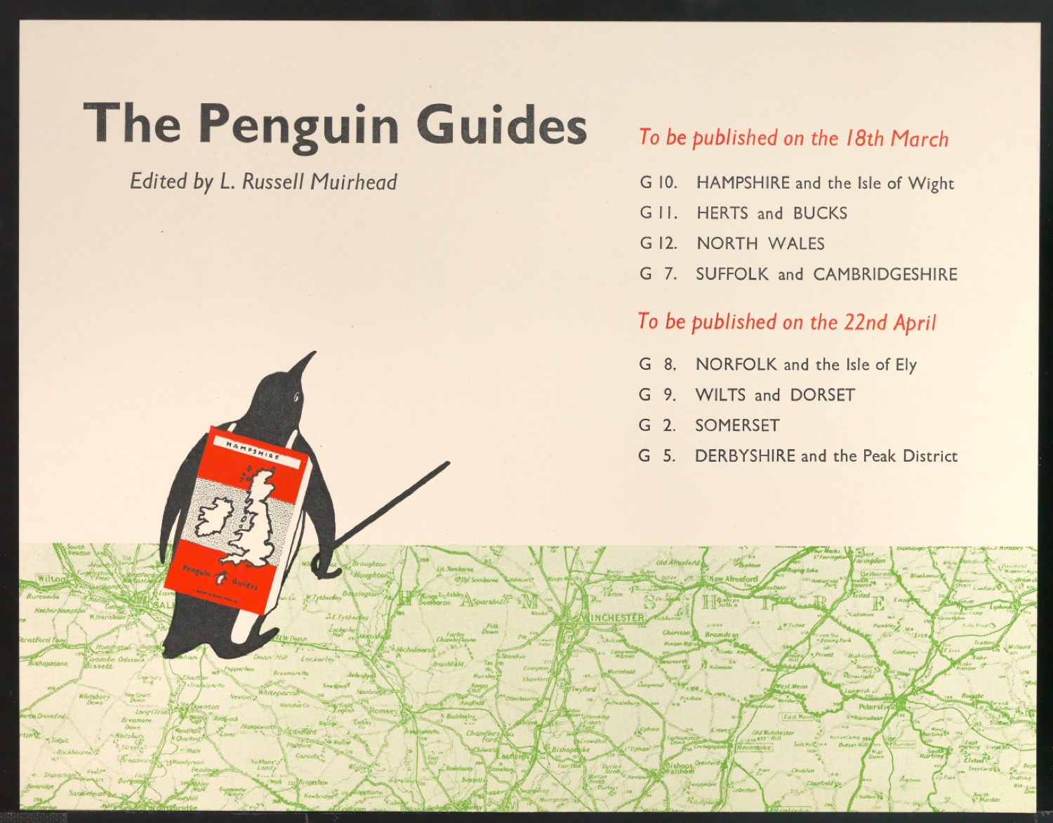 Werbeschild für The Penguin Guides — Blatt 1
