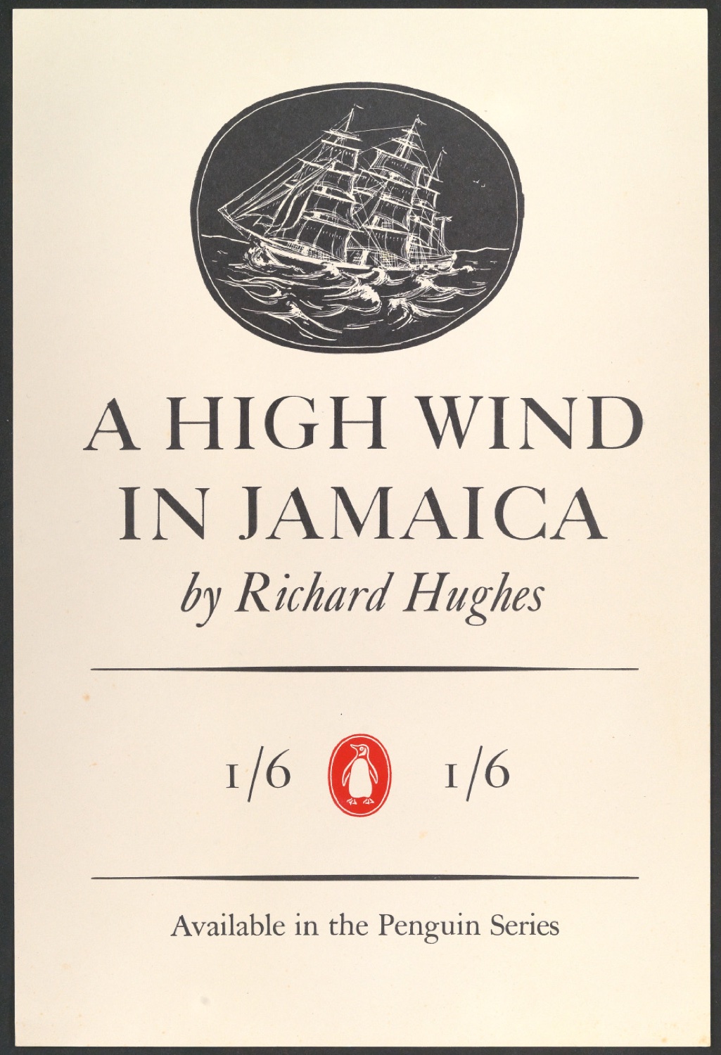Werbeplakat A High Wind in Jamaica — Blatt 1